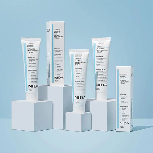 Crème Visage Multi-Action NIDA 100ml – Hydratante, Réparatrice & Anti-rides | Tous Types de Peau
