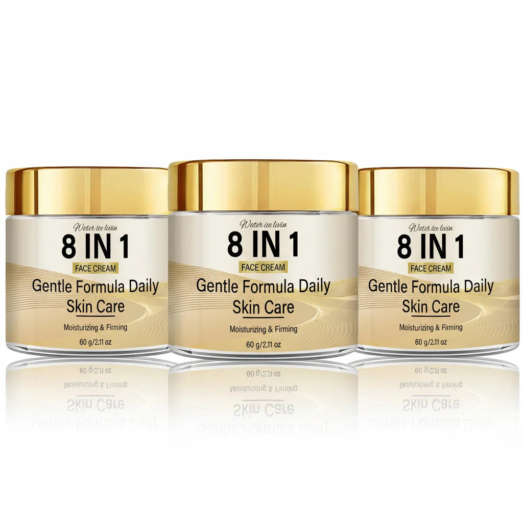 8-in-1 Facial Cream – Retinol, Collagen, Vitamins C & E, Niacinamide & Hyaluronic Acid – Moisturizing and Firming 60 g