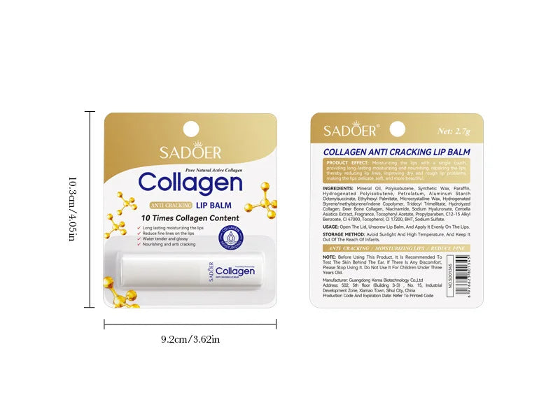 Collagen Lip Balm – Intense Hydration, Nourishment & Lip Repair