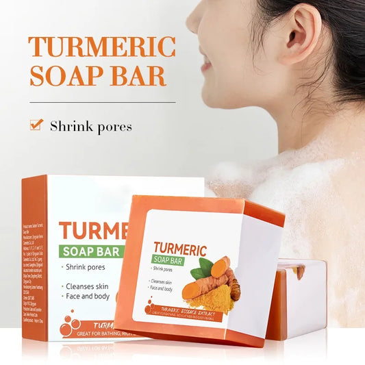 Handmade Turmeric Soap – Face & Body Cleanser, Radiance and Soft Skin Care