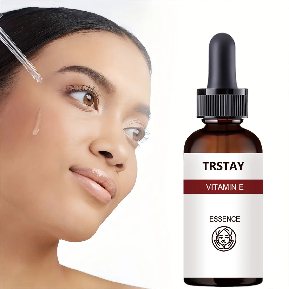 Sérum Visage Vitamine E TRSTAY – Antioxydant, Réparateur & Anti-Âge pour Tous Types de Peau