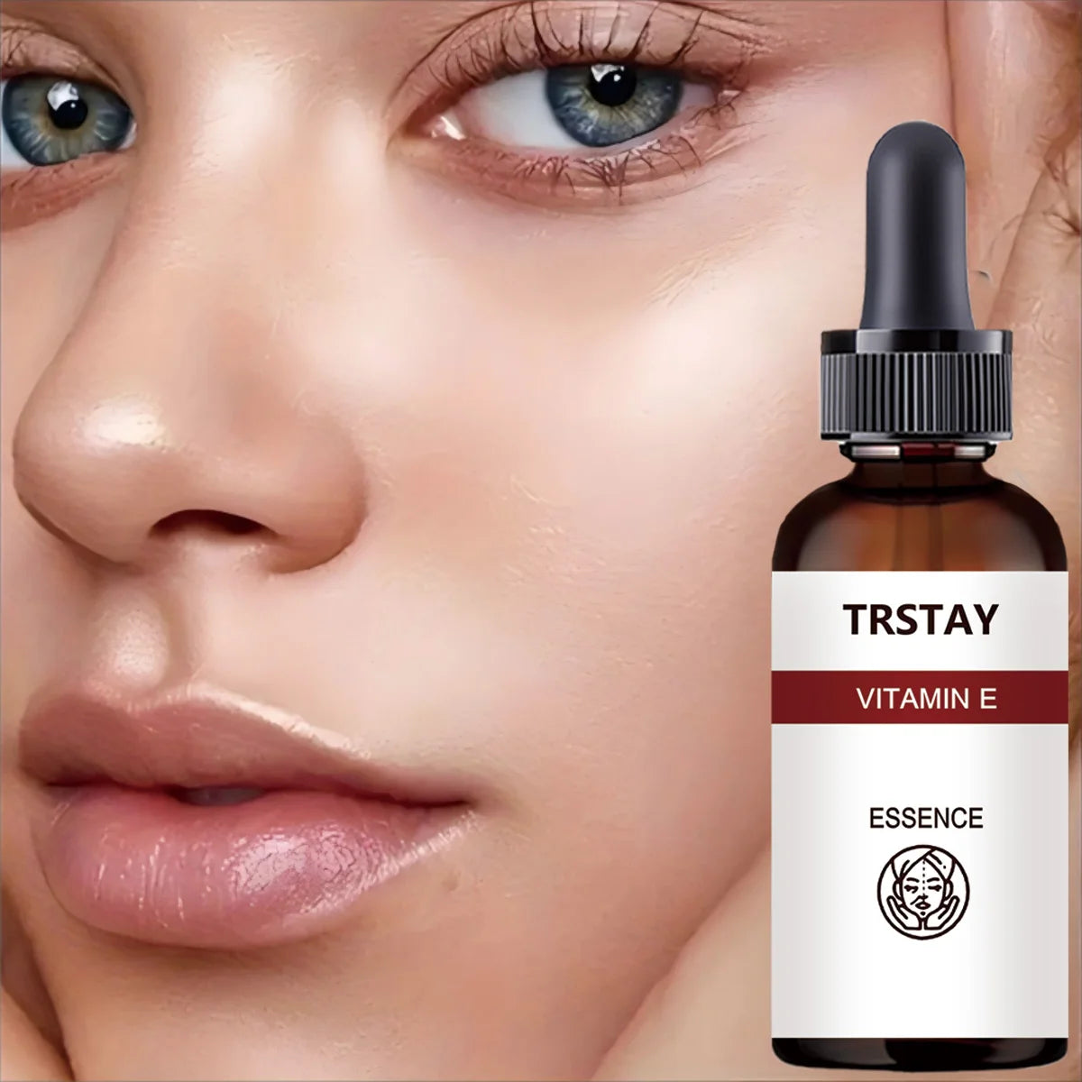Sérum Visage Vitamine E TRSTAY – Antioxydant, Réparateur & Anti-Âge pour Tous Types de Peau