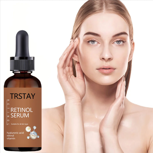 Sérum Rétinol – Acide Hyaluronique & Vitamine E, Anti-Âge, Rides & Hydratation