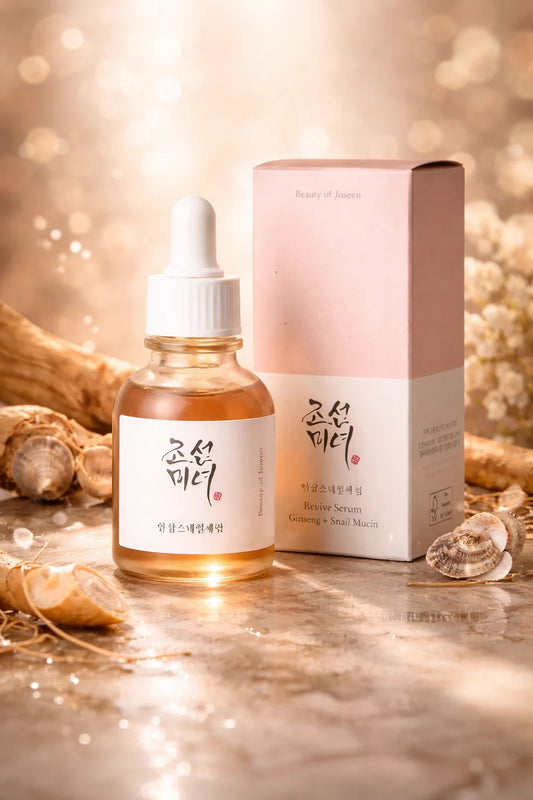 Sérum Coréen Anti-Âge au Ginseng et à la Bave d’Escargot – Hydratation & Élasticité de la Peau