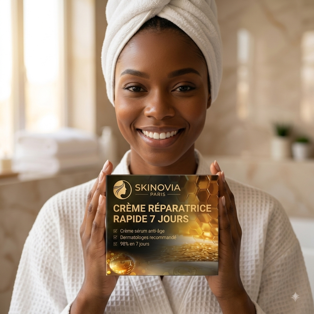Crème Sérum Anti-âge 7 Jours 50g – Collagène & Acide Hyaluronique, Rides & Cicatrices d'Acné