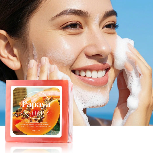 Nourishing & Purifying Papaya Soap – Deep Cleansing, Soft Skin