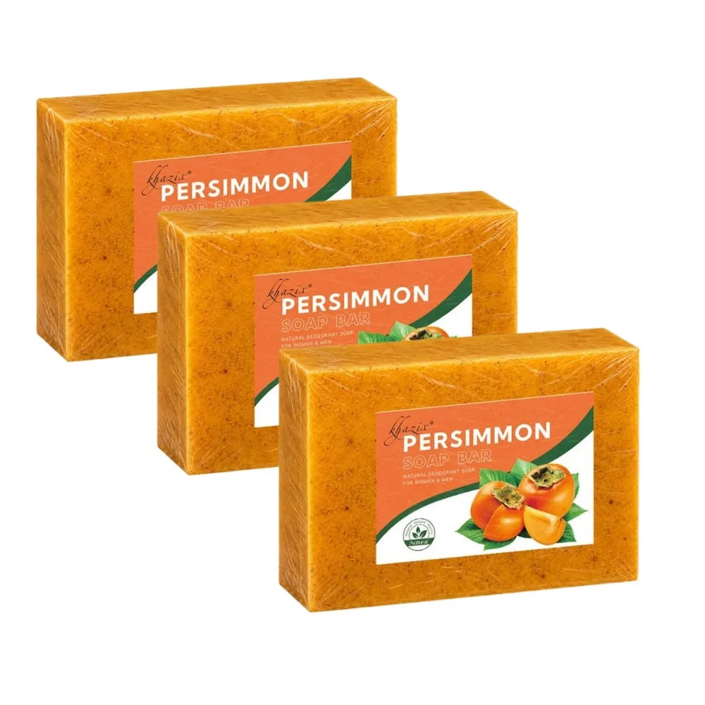 Purifying & Deodorizing Persimmon Soap – Face & Body Cleanser, Sebum Control