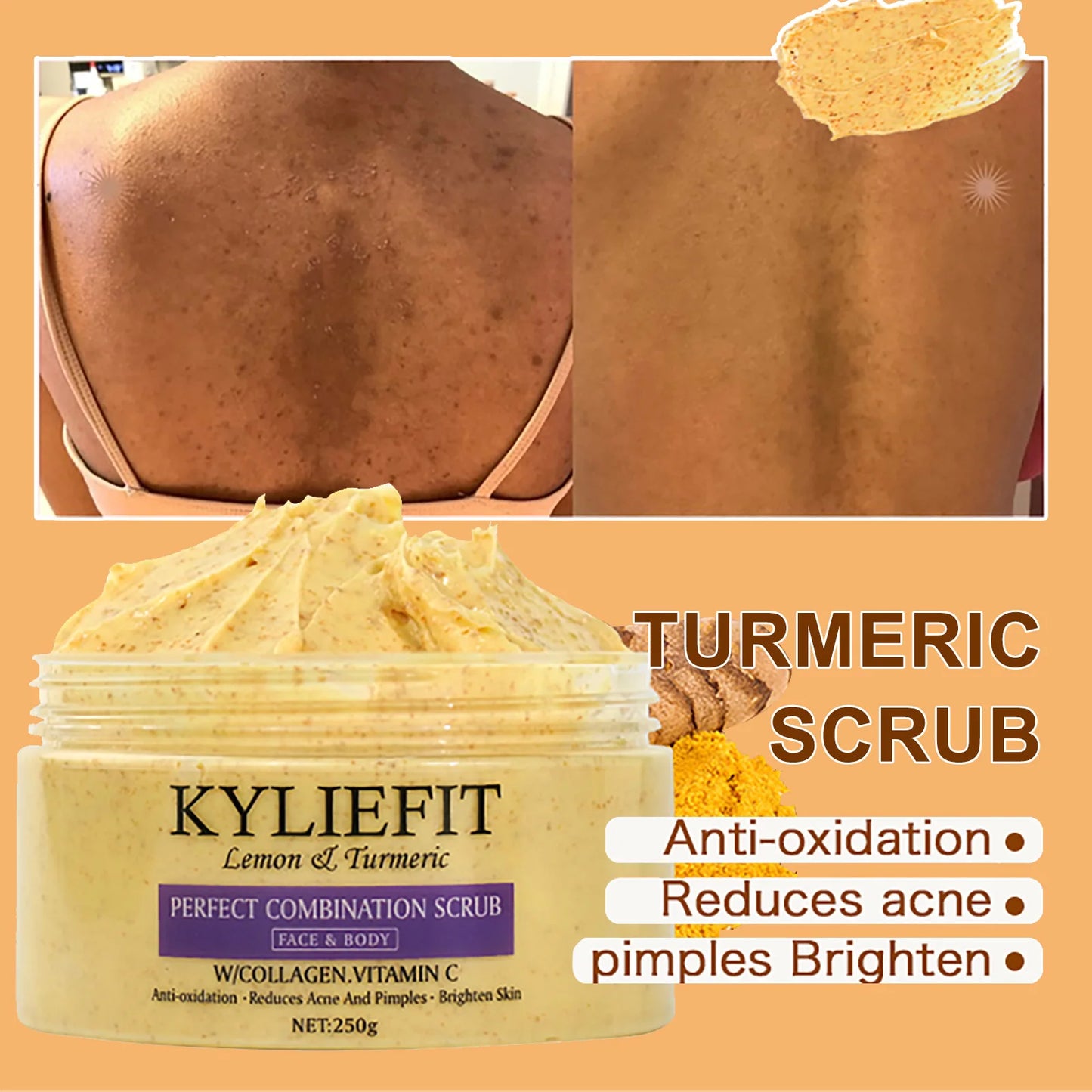 Gommage Corps & Visage Naturel– Exfoliant, Hydratant & Éclat