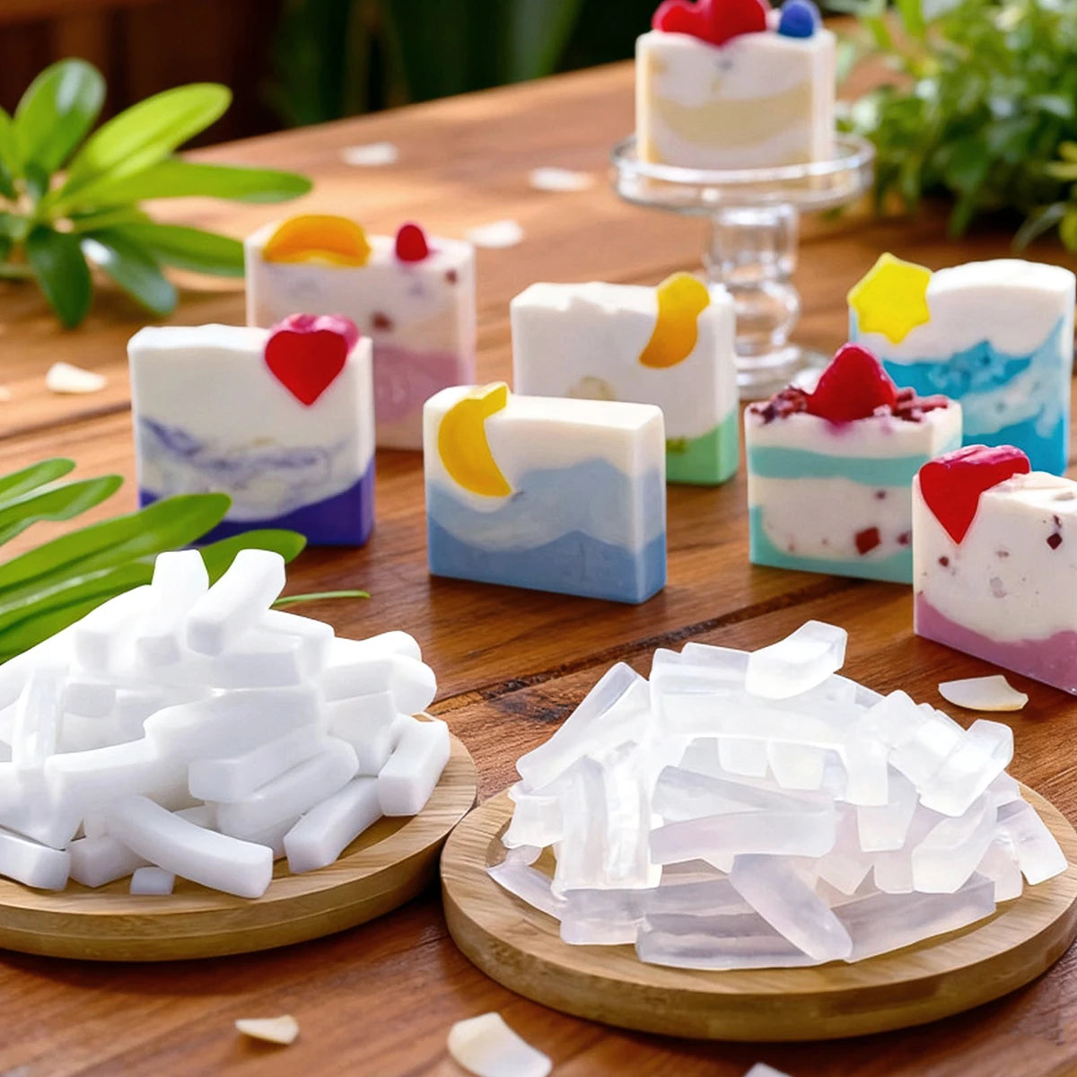 Soap Base for Crafting – White or Clear Base, Foaming and Easy to Customize