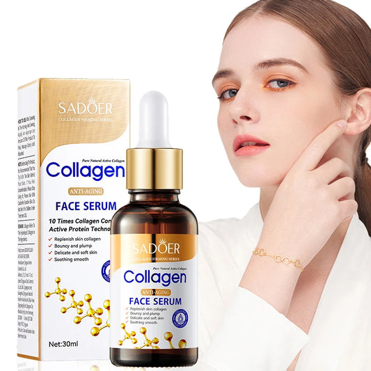 Sérum Visage au Collagène Skinovia – Anti-Âge, Hydratant & Nourrissant