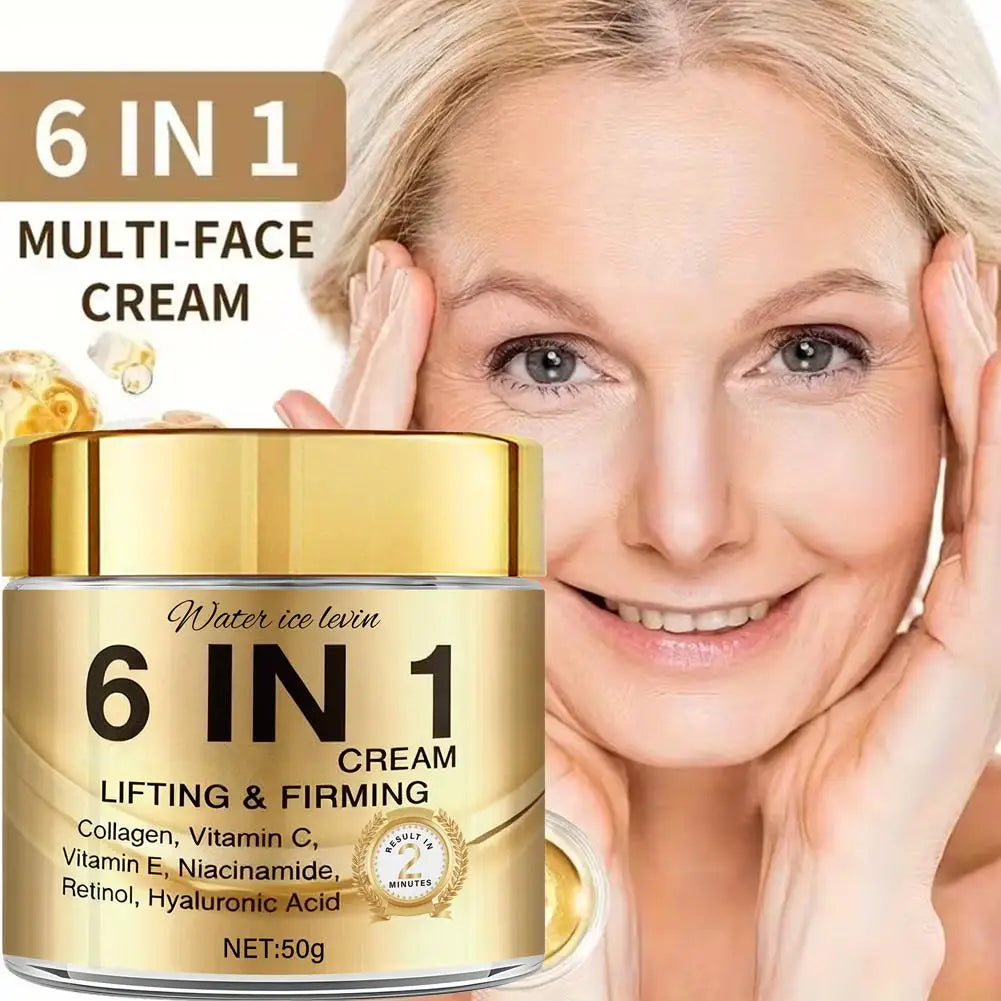 6-in-1 Collagen Facial Cream – Anti-Aging, Hydrating & Firming 50g