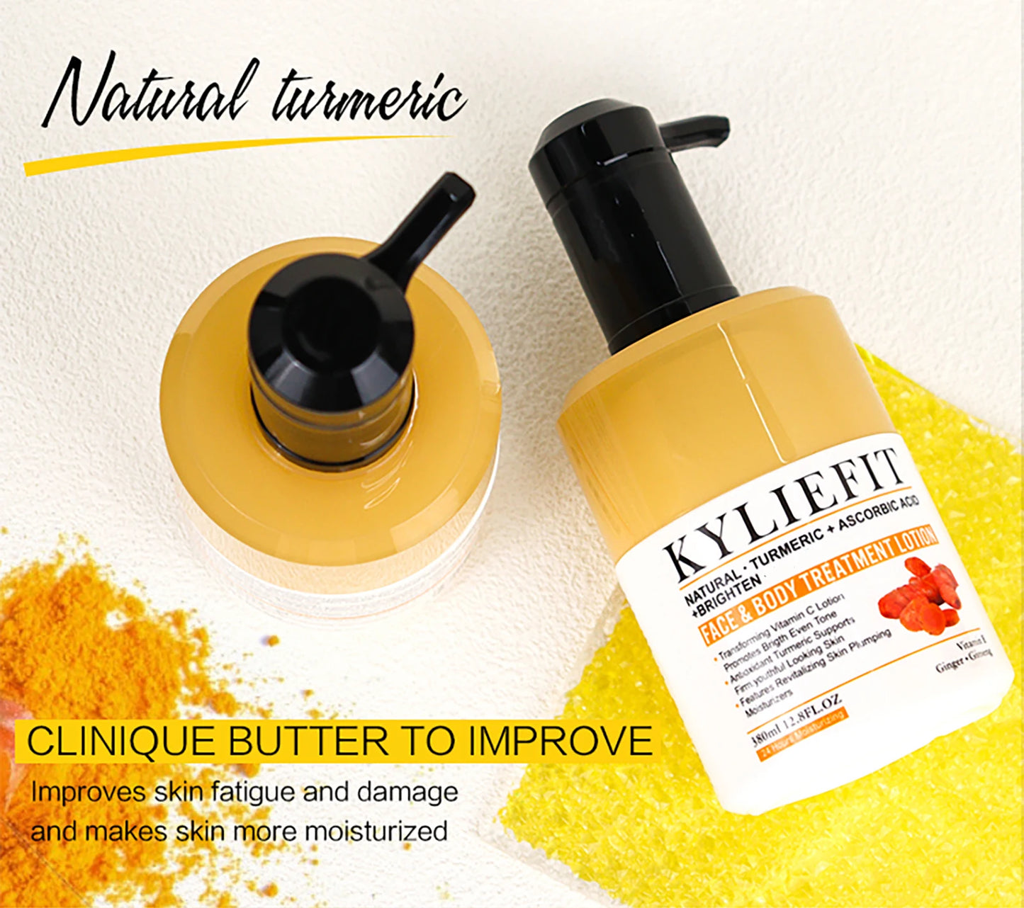 Lotion Raffermissante & Éclatante Anti-âge – Taches, Peau Sèche & Teint Irrégulier | Soin Corps