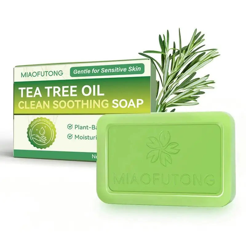 Savon au Tea Tree pour Peaux Sensibles – Soin Purifiant, Hydratant et Anti-Imperfections