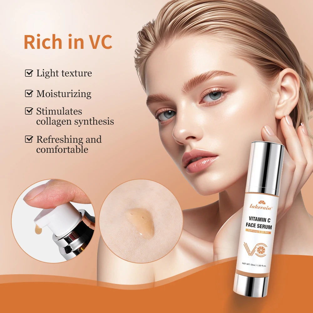 Sérum Visage Vitamine C 50ml – Éclat, Fermeté & Hydratation | Certifié CPNP