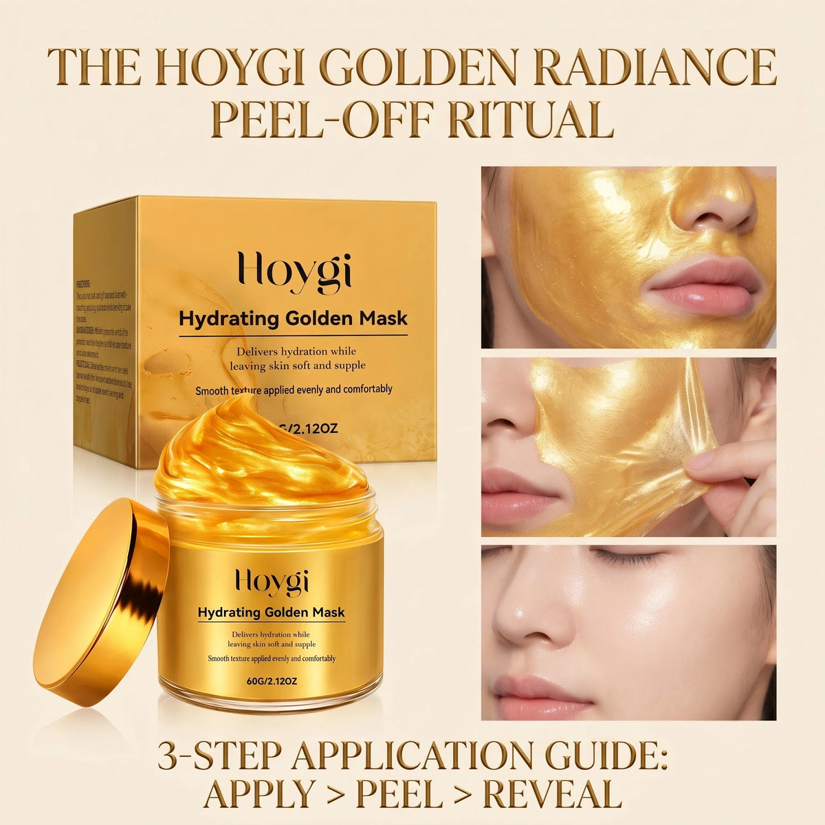 Purifying Peel-Off Face Mask – Cleanses Pores, Controls Excess Sebum, and Hydrates Skin