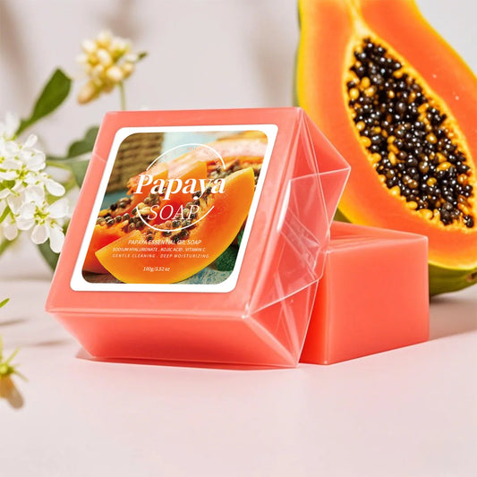 Nourishing & Purifying Papaya Soap – Deep Cleansing, Soft Skin