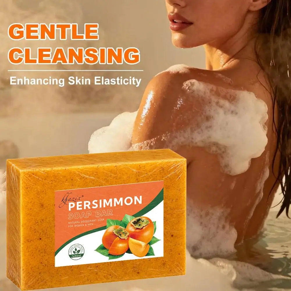 Purifying & Deodorizing Persimmon Soap – Face & Body Cleanser, Sebum Control