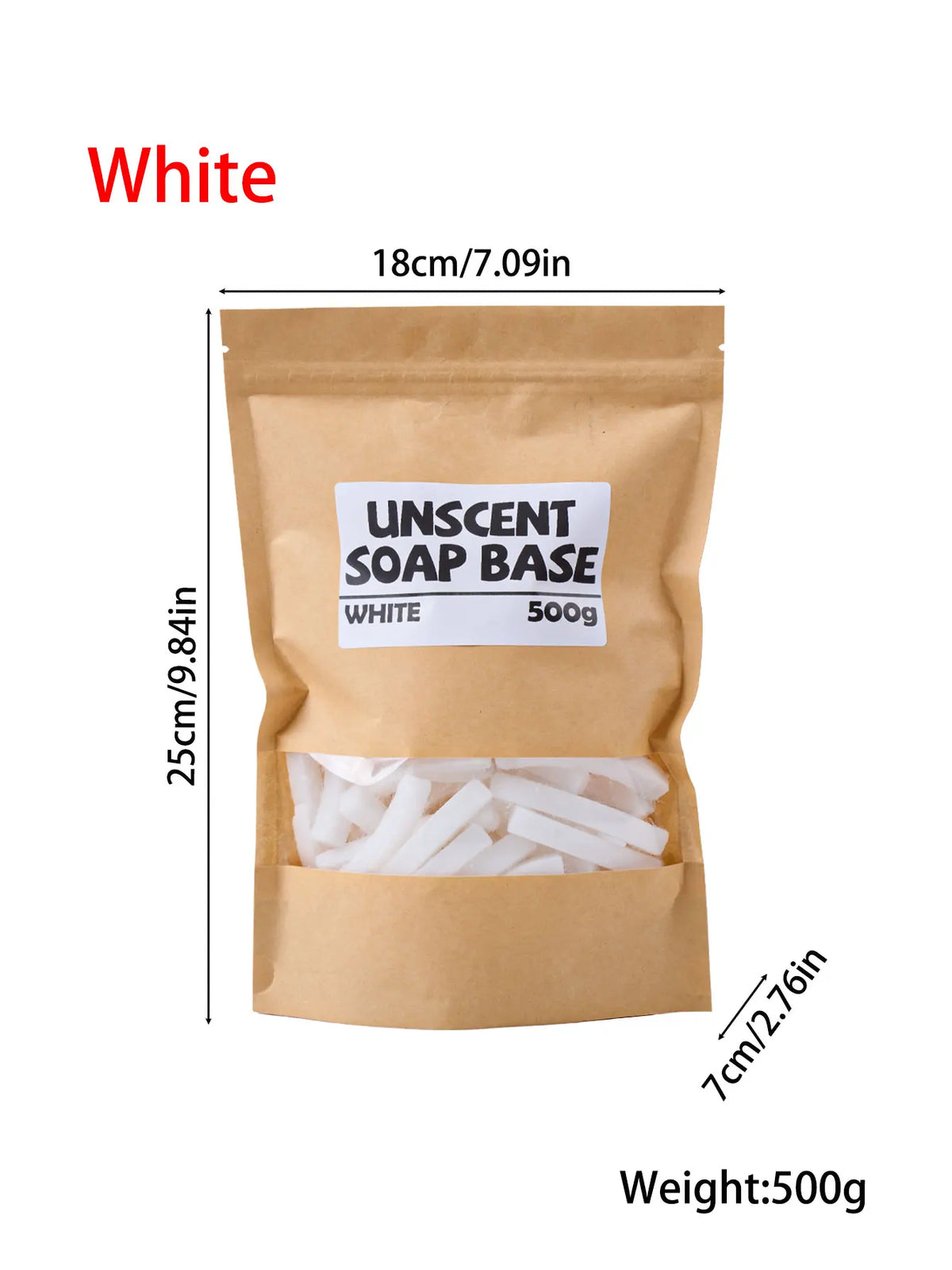 Soap Base for Crafting – White or Clear Base, Foaming and Easy to Customize