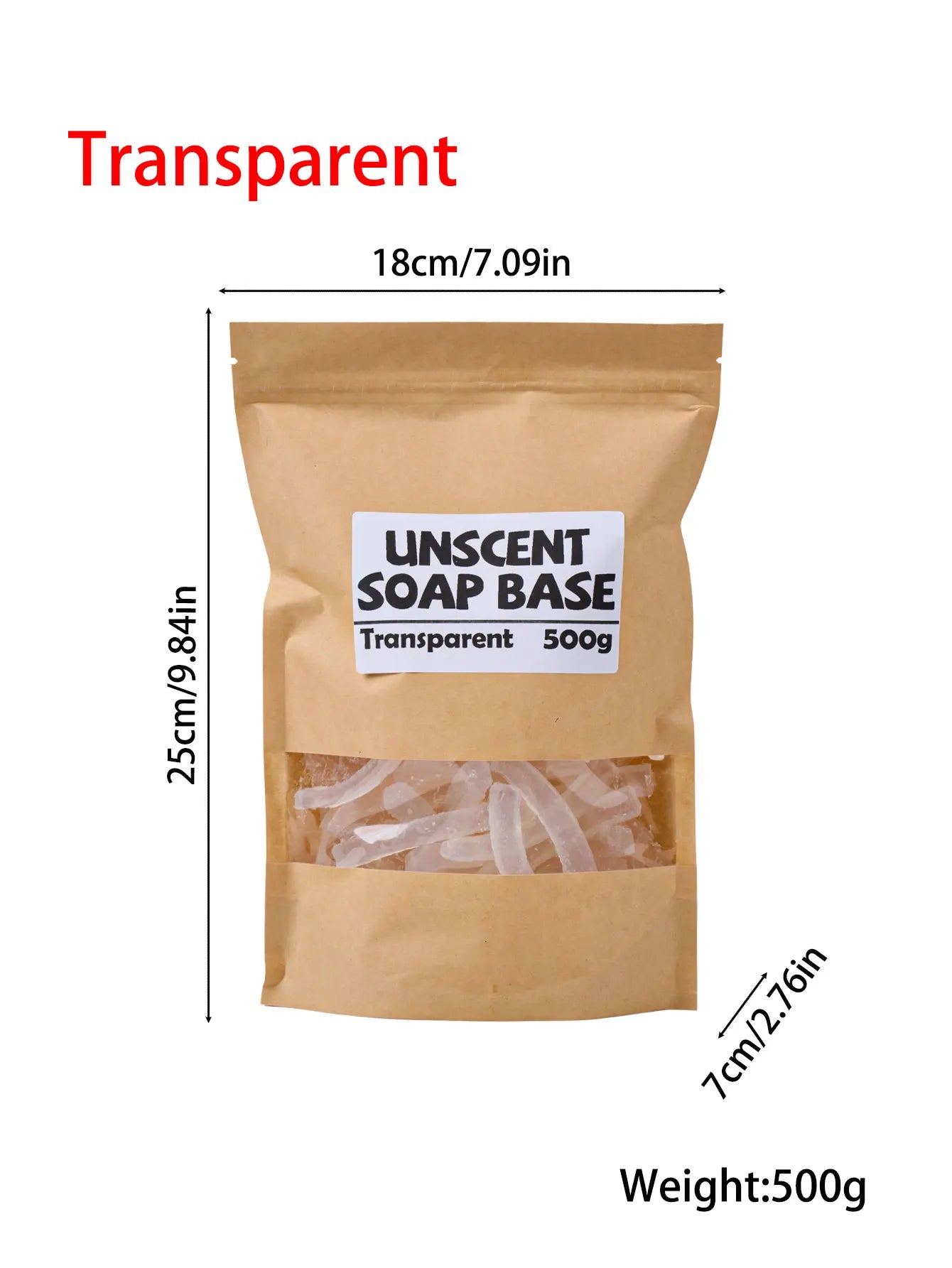 Soap Base for Crafting – White or Clear Base, Foaming and Easy to Customize