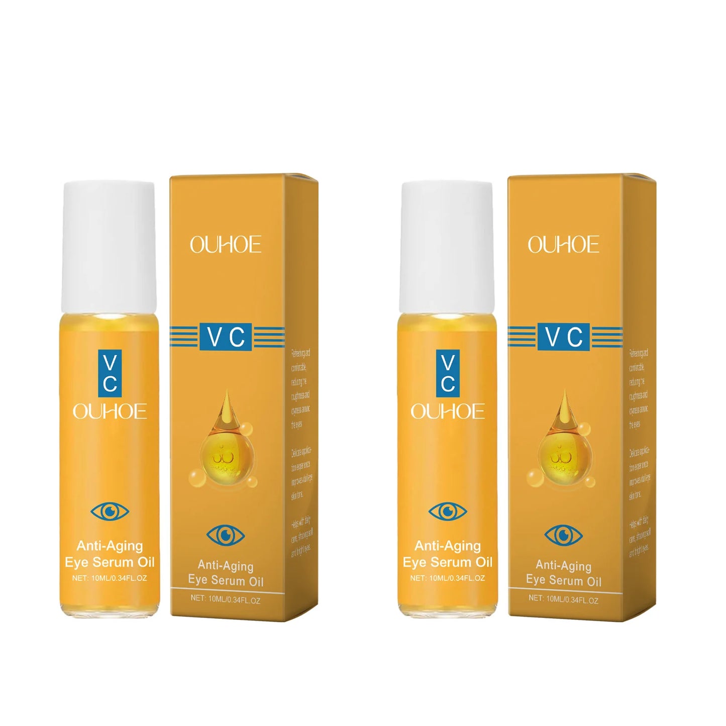 Sérum Huile Contour des Yeux Anti-âge – Raffermissant, Éclatant & Anti-Cernes 10ml