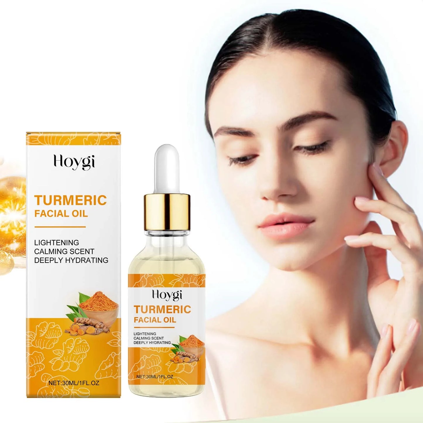 Huile Essence Visage au Curcuma – Nourrissante, Éclatante & Anti-Taches