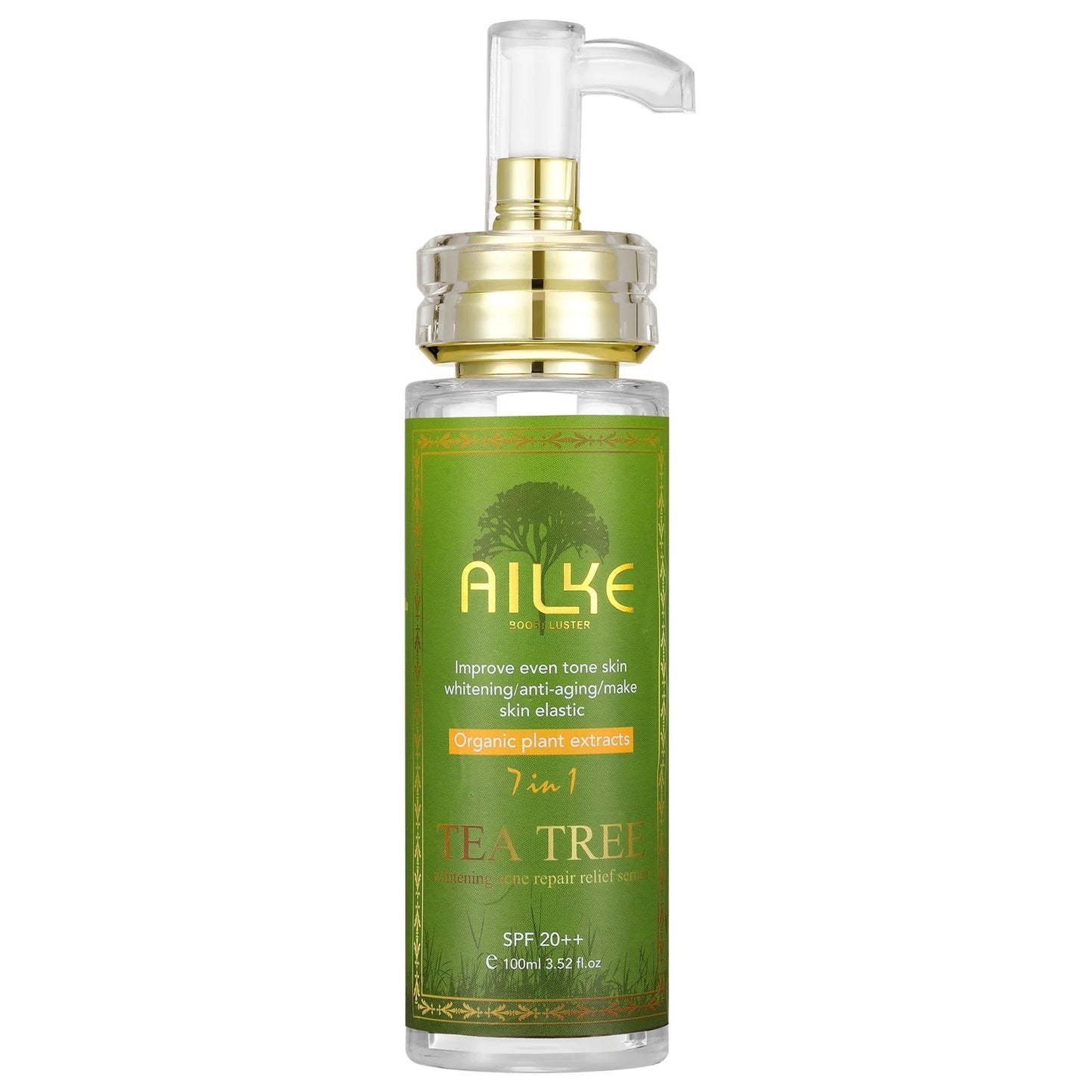 Sérum Visage Huile d'Arbre à Thé AILKE 100ml – Anti-Acné, Hydratant & Éclatant | Vit. E & B3