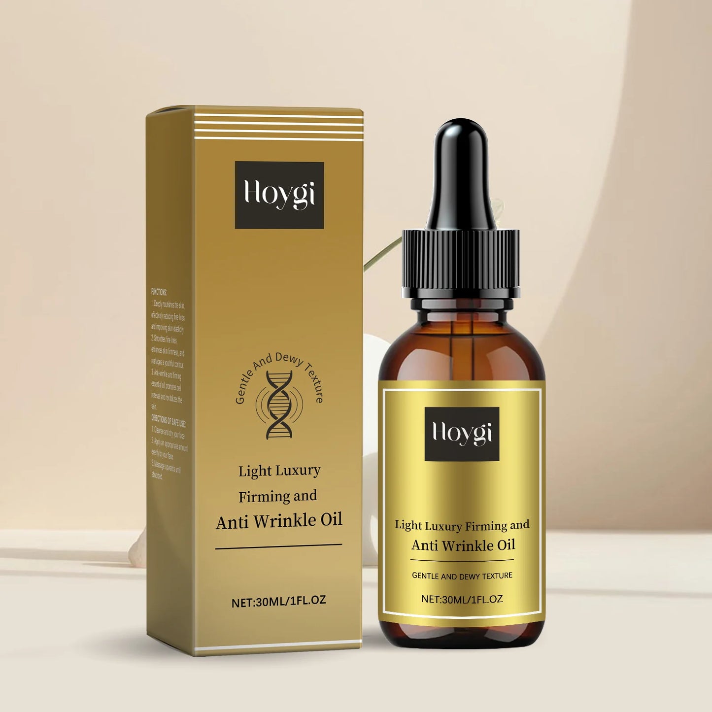 Huile Sérum Visage Raffermissante – Anti-rides, Liftante, Nourrissante & Éclatante