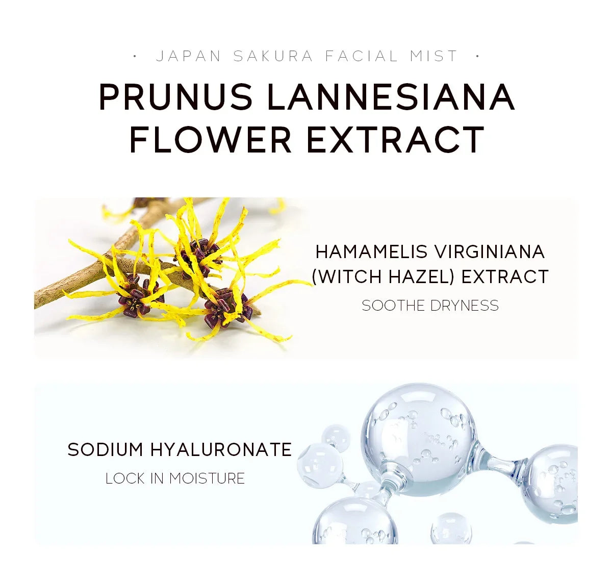 Brume Visage 100 ml – Hydratante, Éclatante & Resserrante des Pores