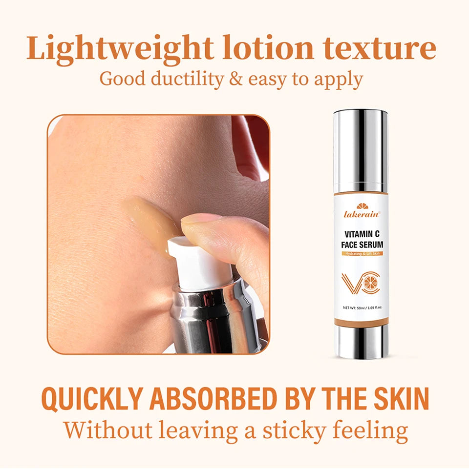 Sérum Visage Vitamine C 50ml – Éclat, Fermeté & Hydratation | Certifié CPNP