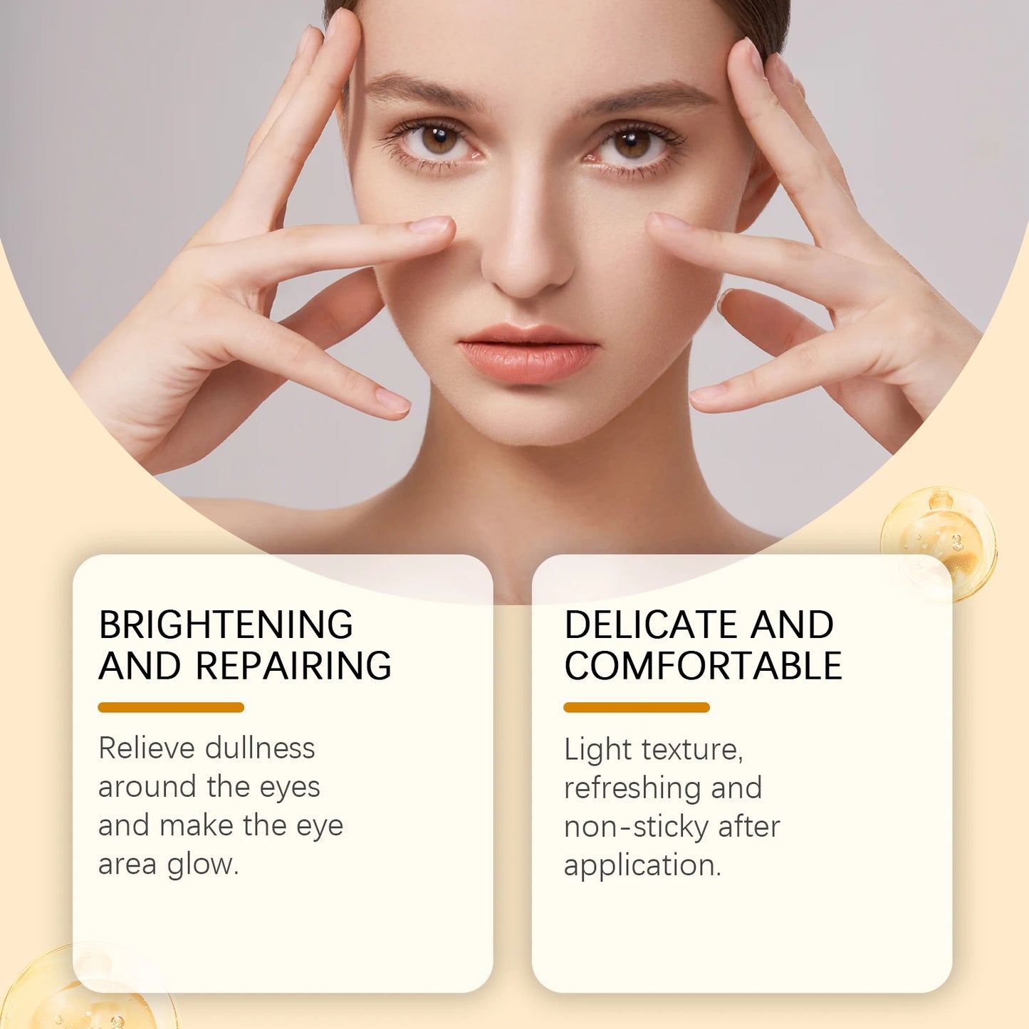 Sérum Huile Contour des Yeux Anti-âge – Raffermissant, Éclatant & Anti-Cernes 10ml