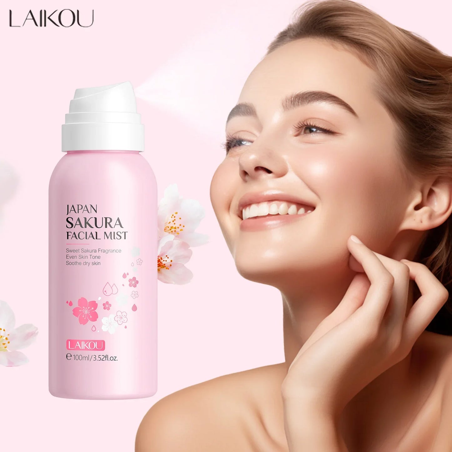 Brume Visage 100 ml – Hydratante, Éclatante & Resserrante des Pores