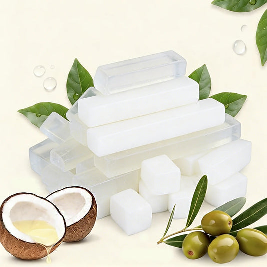 Soap Base for Crafting – White or Clear Base, Foaming and Easy to Customize