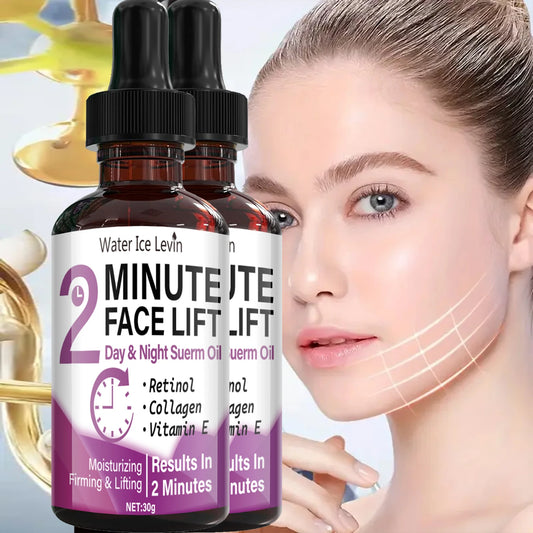 Sérum Huile Liftant Jour & Nuit au Rétinol & Collagène – Effet Lifting en 2 Minutes