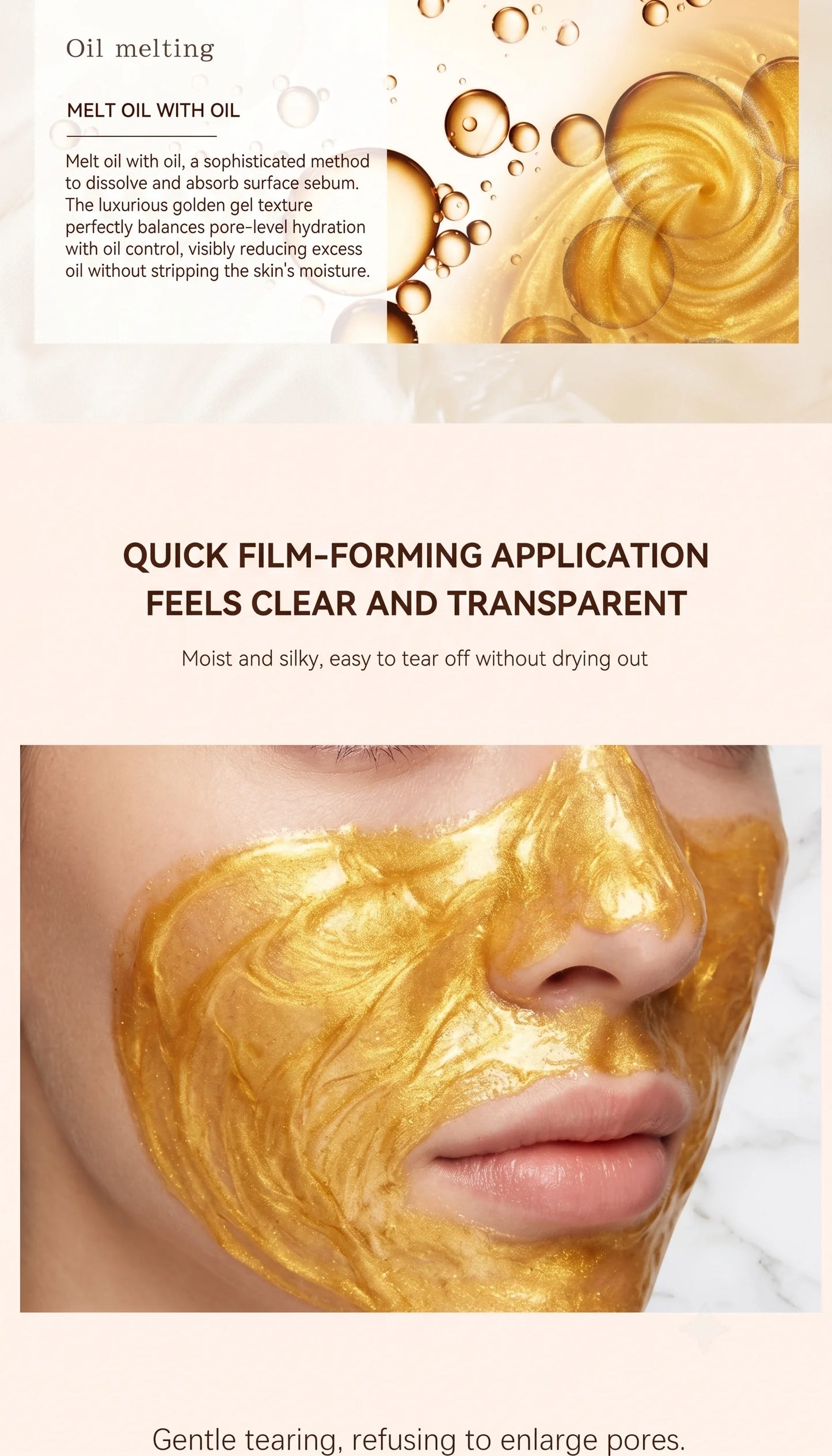 Purifying Peel-Off Face Mask – Cleanses Pores, Controls Excess Sebum, and Hydrates Skin