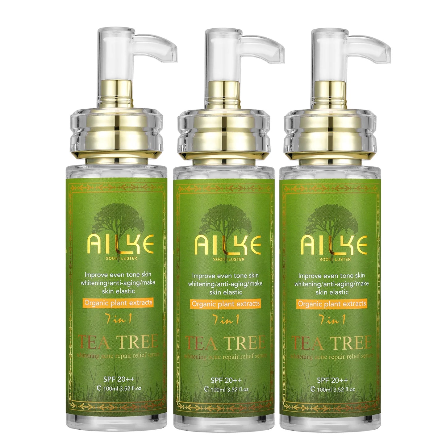 Sérum Visage Huile d'Arbre à Thé AILKE 100ml – Anti-Acné, Hydratant & Éclatant | Vit. E & B3