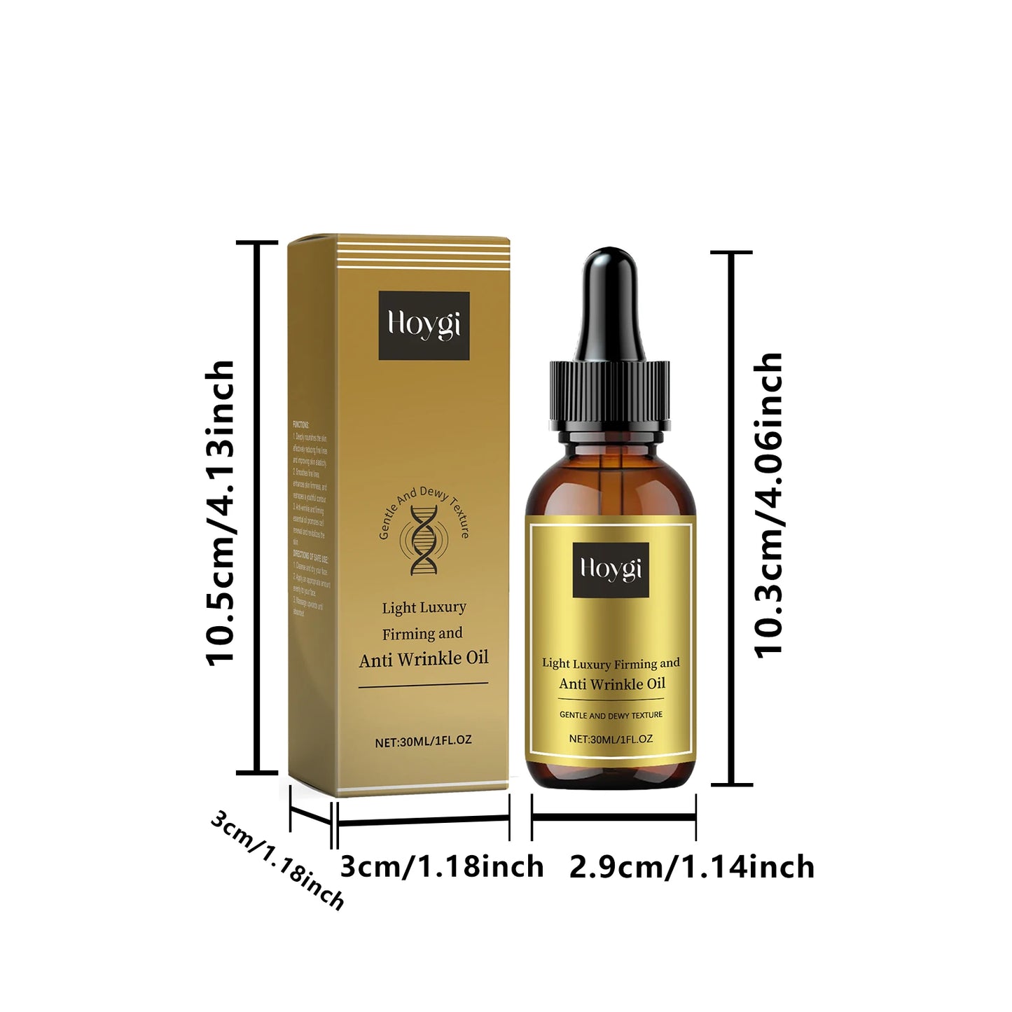 Huile Sérum Visage Raffermissante – Anti-rides, Liftante, Nourrissante & Éclatante