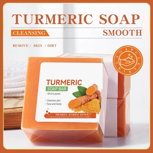 Handmade Turmeric Soap – Face & Body Cleanser, Radiance and Soft Skin Care