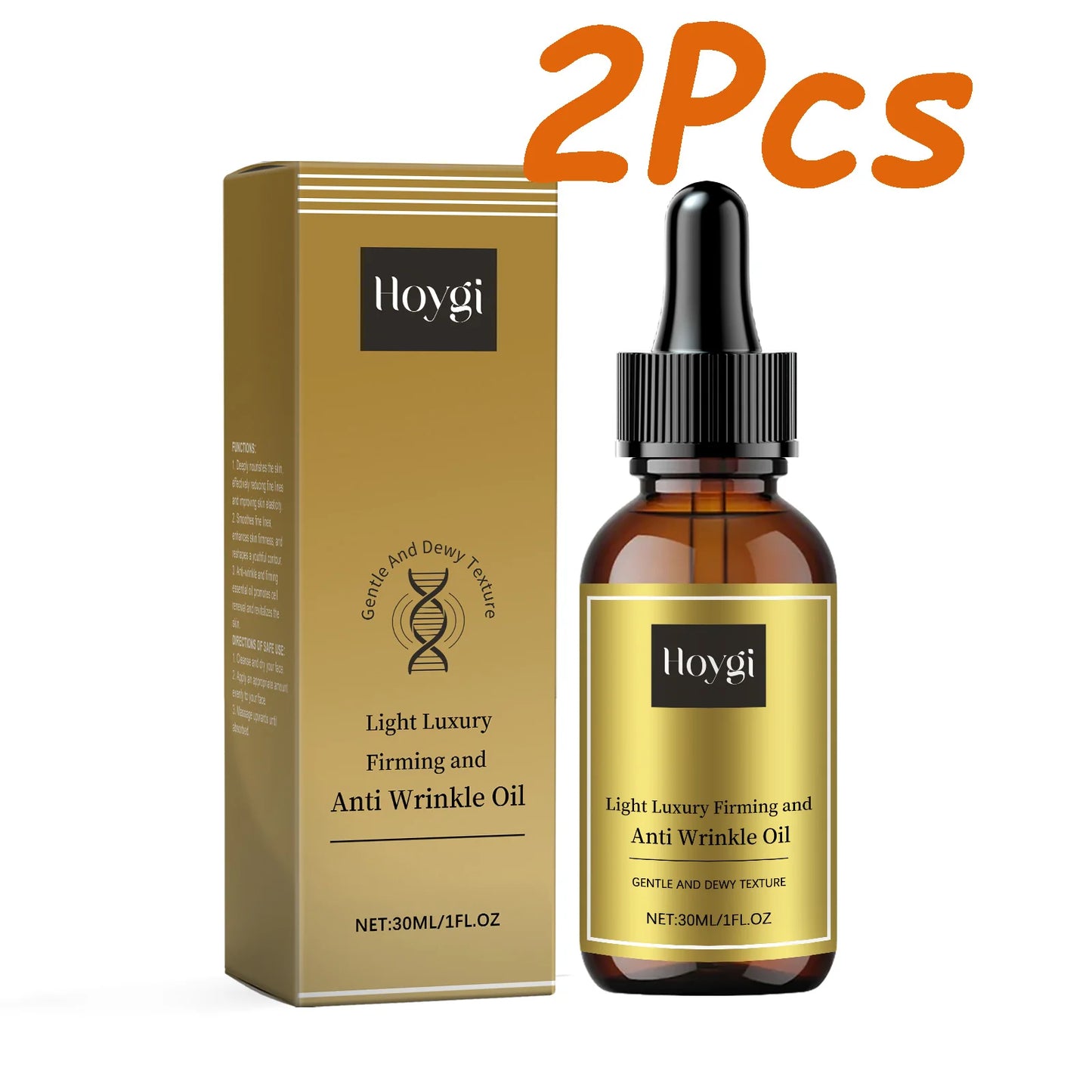 Huile Sérum Visage Raffermissante – Anti-rides, Liftante, Nourrissante & Éclatante