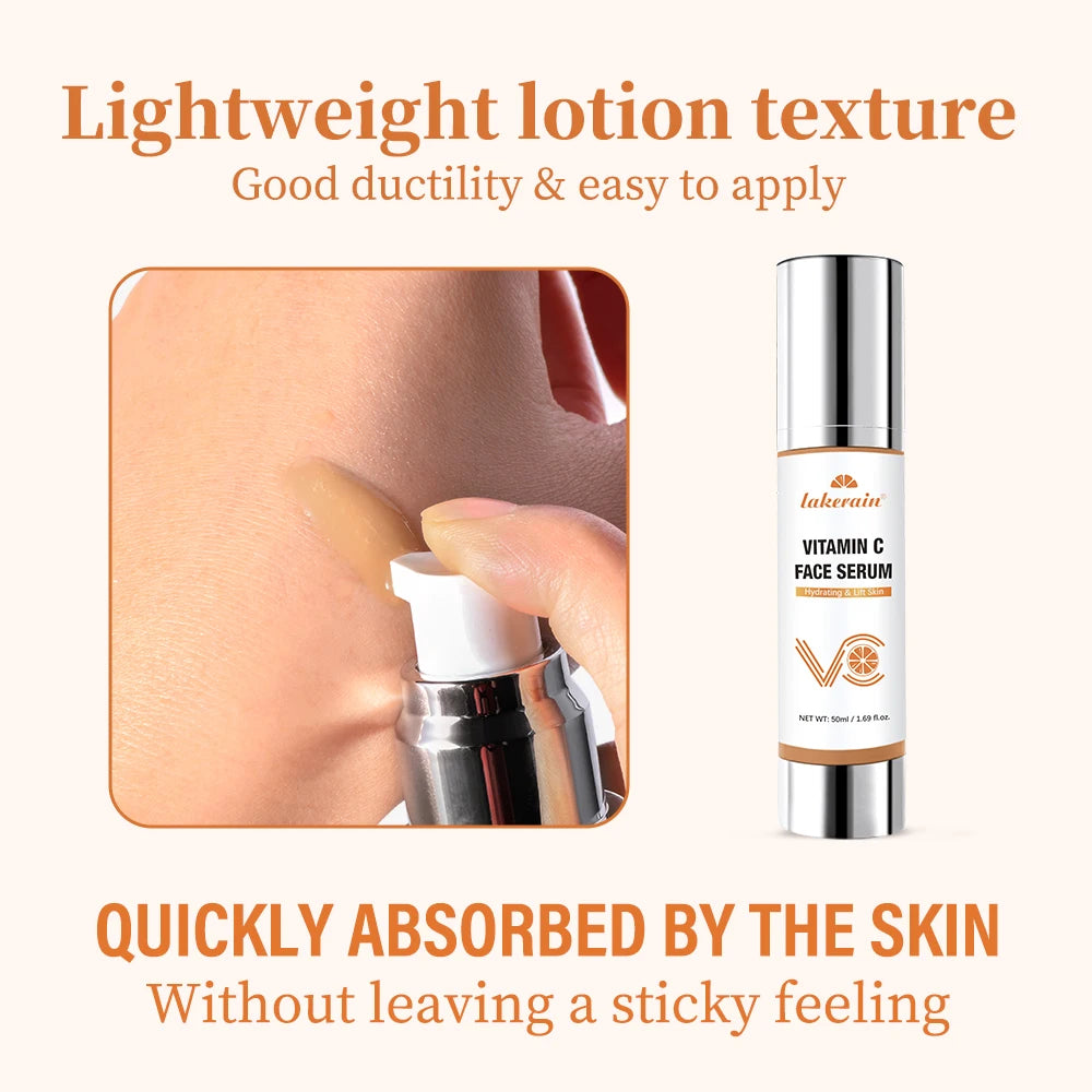 Sérum Visage Vitamine C 50ml – Éclat, Fermeté & Hydratation | Certifié CPNP