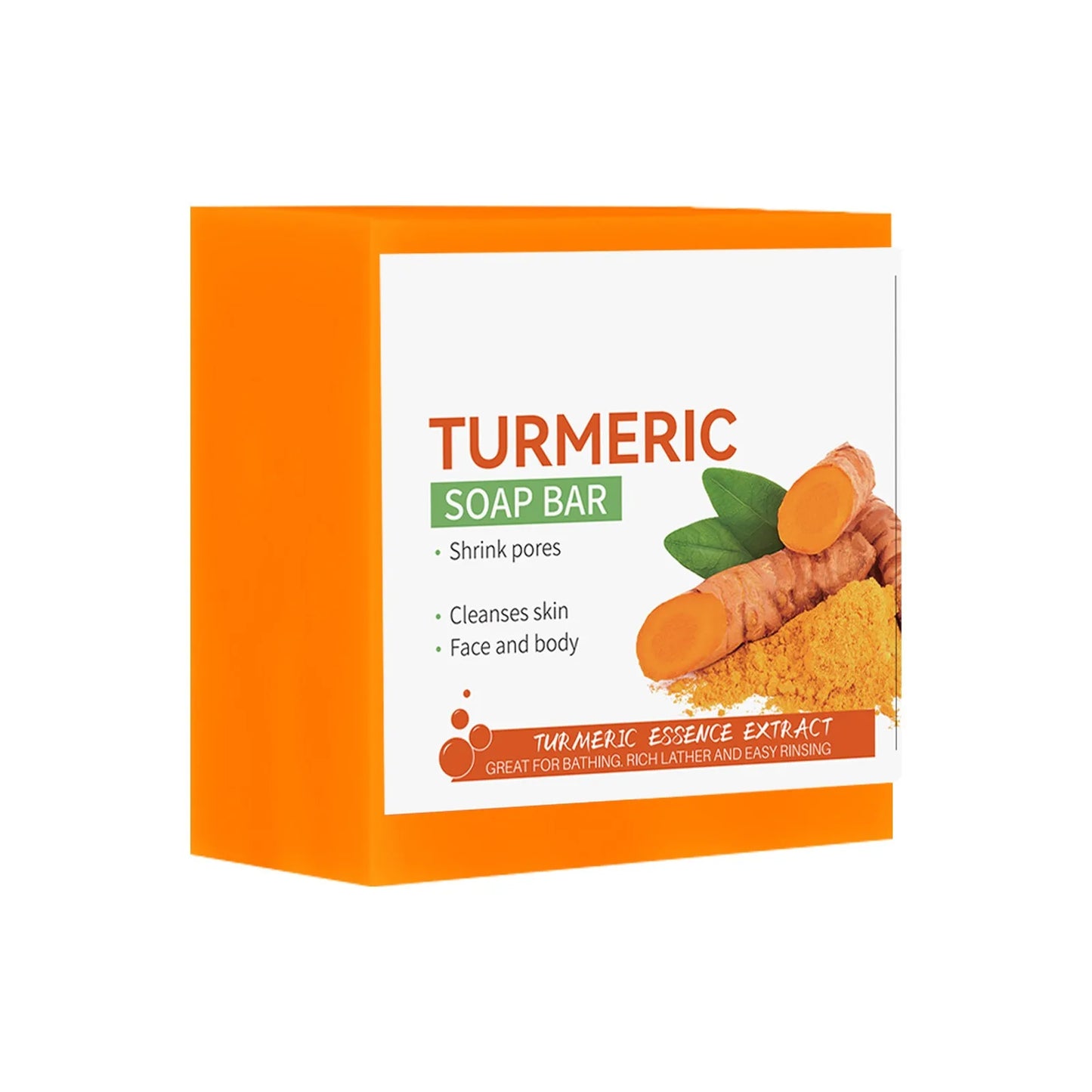 Handmade Turmeric Soap – Face & Body Cleanser, Radiance and Soft Skin Care