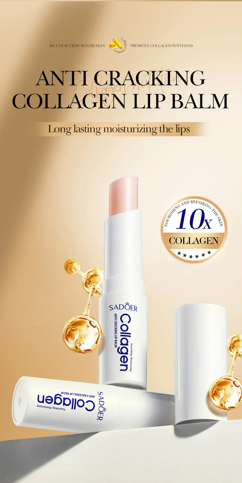 Collagen Lip Balm – Intense Hydration, Nourishment & Lip Repair