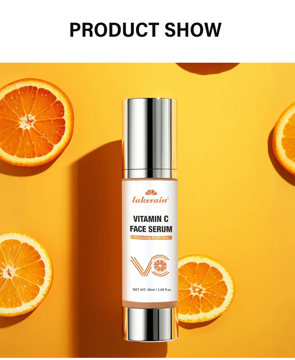 Sérum Visage Vitamine C 50ml – Éclat, Fermeté & Hydratation | Certifié CPNP