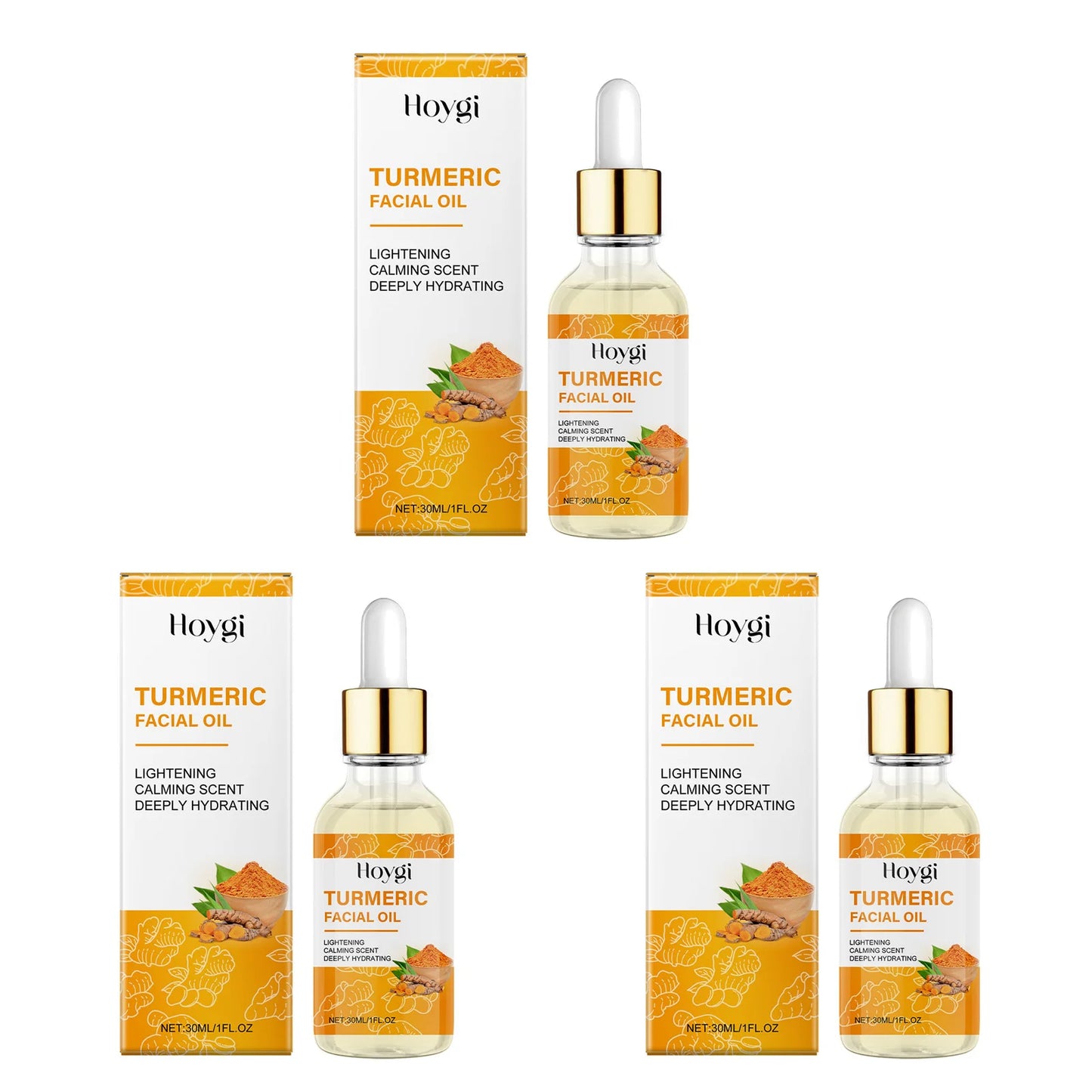 Huile Essence Visage au Curcuma – Nourrissante, Éclatante & Anti-Taches